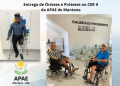Entrega de Órteses e Próteses no CER II da APAE de Mantena